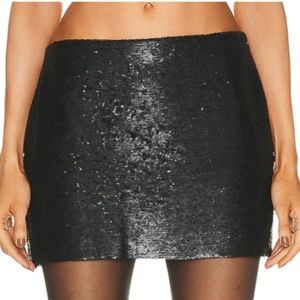 Gauge81 Kailua Black sequin Mini Skirt